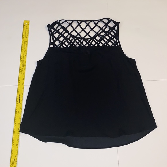 TORRID Black Lattice Tank - Picture 4 of 4